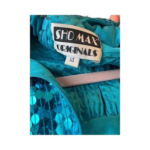 Vintage Full Length Sequin Dress - Picture 5 of 6